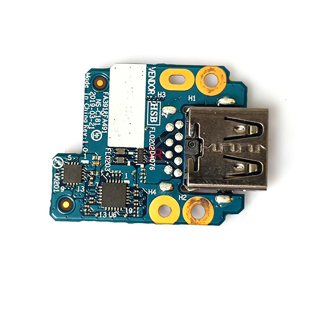 全新Thinkpad 联想T495S X395 X13 USB小板 接口 NS-C181 02DM414