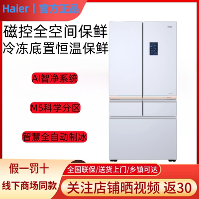 Haier/海尔BCD-610WGHMD2IS4U1博观磁控保鲜AI智净制冰五门保鲜