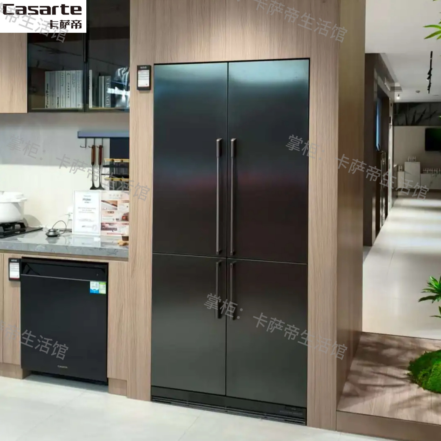 卡萨帝580AI鉴赏家万象隐形嵌入式零嵌冰箱BCD-580WGCTDA4H7U1