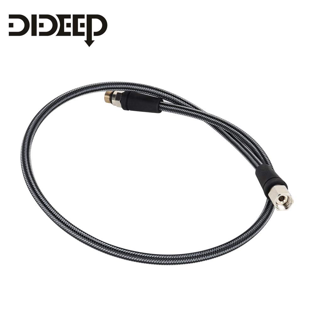 DIDEEP潜水残压管高压软管编织碳纤维深度表15cm侧挂BCD调节器