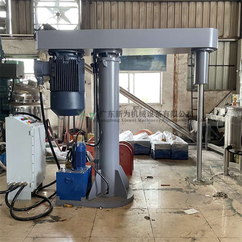 新厂供应 液压升降分散机 染料色浆混合设备 大型化工液体搅拌机