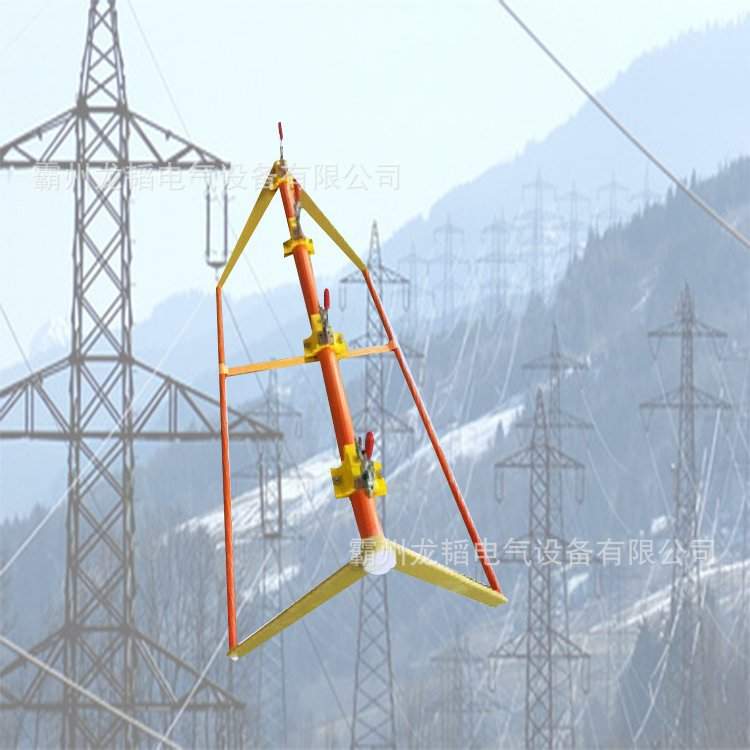 地面支撑架多用途引流线电线支撑杆高压复合绝缘横担固定装置