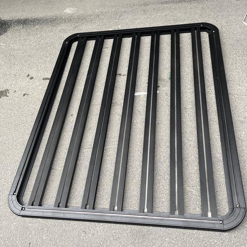 适用越野车车顶平台行李架1.3X1.6米行李架铝合金车顶行李框货架