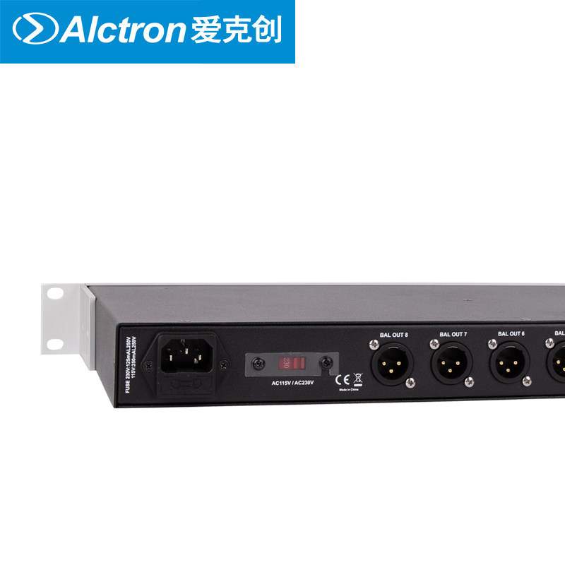 Alctron/爱克创 PRODI8专业现场舞台八通道DI盒阻抗转换器DIbox盒