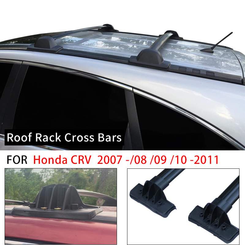 适用于07 08 09 10 11老款CRV行李架横杆车顶旅行架改装cross bar