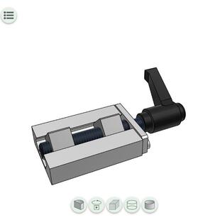 直线导轨限位夹具SVCK24SVCN24SVCN28SVCK30