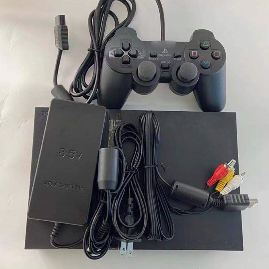 PS2 70000主机 7w大机 ps2 7W家用游戏机 9万游戏主机 全套