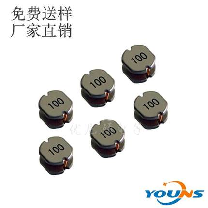 铜丝贴片功率电感CD5410UH丝印：100体积5X5X4品质稳定