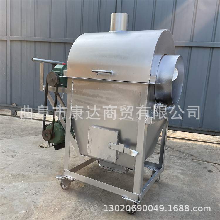 滚筒旋转翻炒机 小型炒货瓜子花生 门市门头 电加热翻炒烘炒机