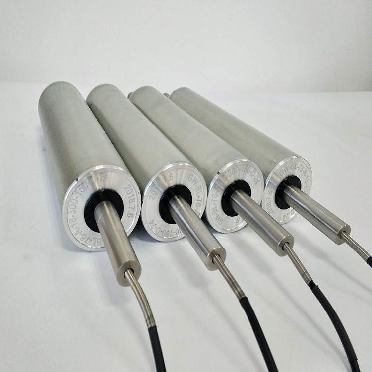 格瓦67电动滚筒50W~800W光伏电池板清洗机器人防水毛刷动力滚筒