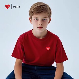 PLAY官方旗舰店正品儿童纯棉短袖t恤2026夏季新款宽松亲子装上衣