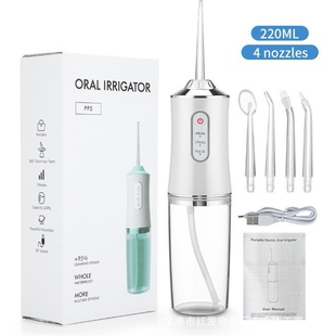 跨境电动手持洗牙器口腔牙齿清洁水牙线家用冲牙器Oral irrigator