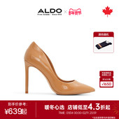 婚鞋 ALDO细高跟鞋 ASFS24A02 尖头女鞋 气质女士浅口单鞋 夏季 新款