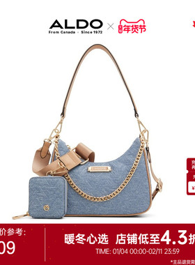 ALDO单肩女包腋下包链条斜挎包百搭通勤精致时尚AHCS24A11