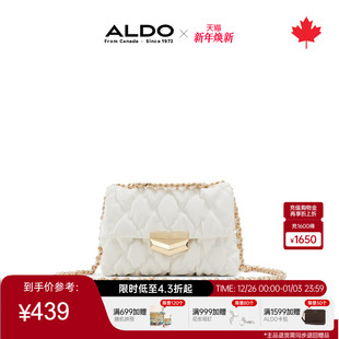 ALDO女士链条包时尚 菱格链条百搭气质约会单肩斜挎小包AHCF24B87