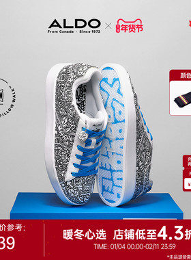 ALDO休闲运动女鞋2025秋季艺术家联名系带时尚舒适百搭ASSF25B95