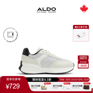 女ASSS24A70 舒适透气轻便系带隐形增高运动休闲鞋 ALDO老爹鞋 新款