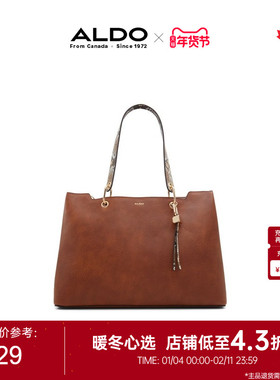 ALDO女士托特包大容量单肩手提日常通勤复古气质松弛感AHCS24A41