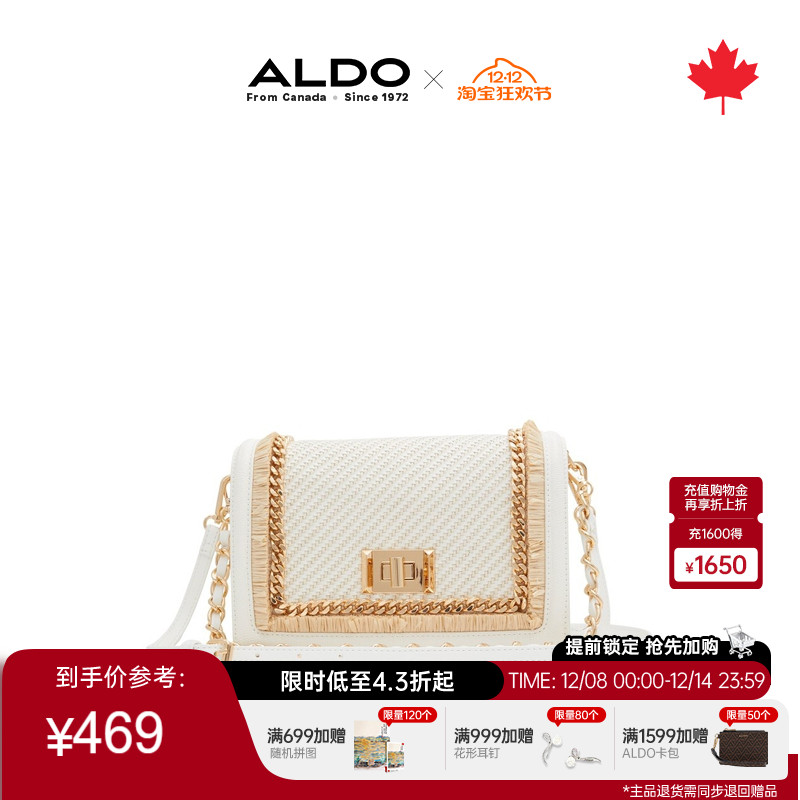 ALDO小方包质感链条气质淑女