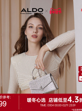 ALDO千金包新款女士单肩手提包气质优雅轻奢晚宴华丽AHLS24A01