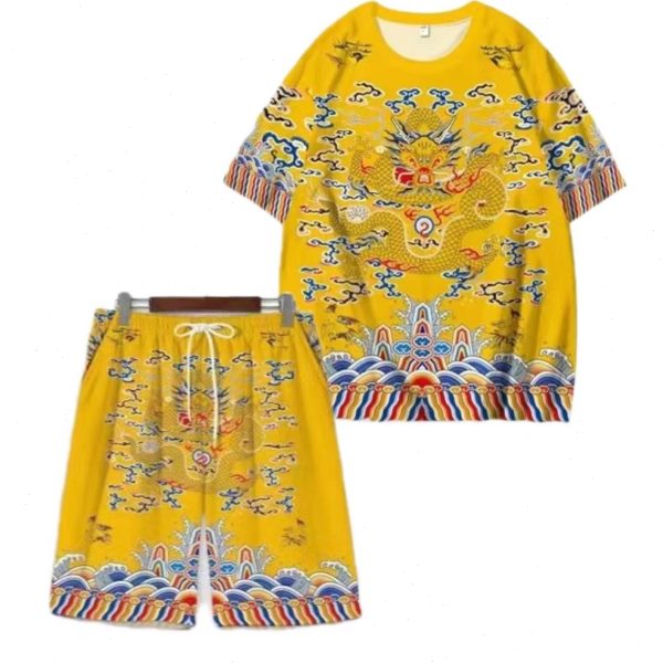 我是皇帝睡衣沙雕搞怪睡衣夏天我是皇帝衣服皇上龙袍睡衣龙图衣服