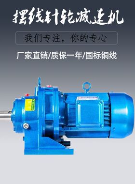 速发卧式摆线针轮减速机BW50/BWY0-/11/17/2.2/5/4/D/71-0/75KW