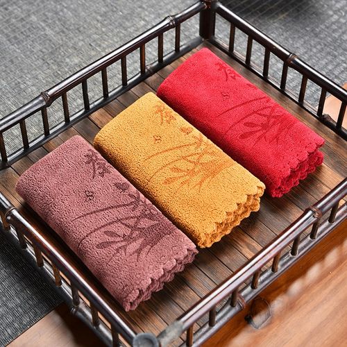 速发功夫茶巾高档台布吸水加厚茶具毛巾茶几茶桌布意禅抹布垫茶茶