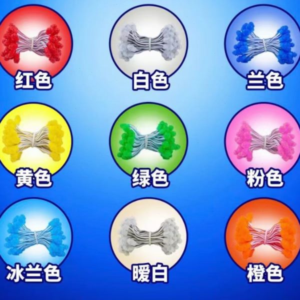 外灯珠12V招牌冲孔字广告穿mm9珠露孔灯LED发光字防水灯串