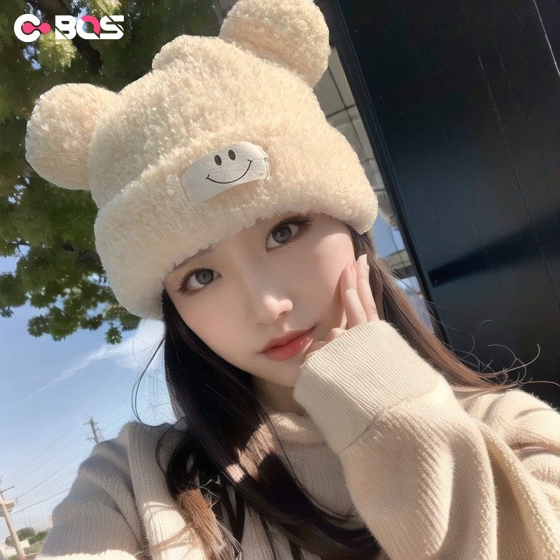 猫耳朵针织帽女秋冬2024新款保暖加厚护耳冬款可爱显脸小毛线帽子,服饰配件/皮带/帽子/围巾,帽子,淘宝优惠券,粉丝福利购,淘宝优惠卷