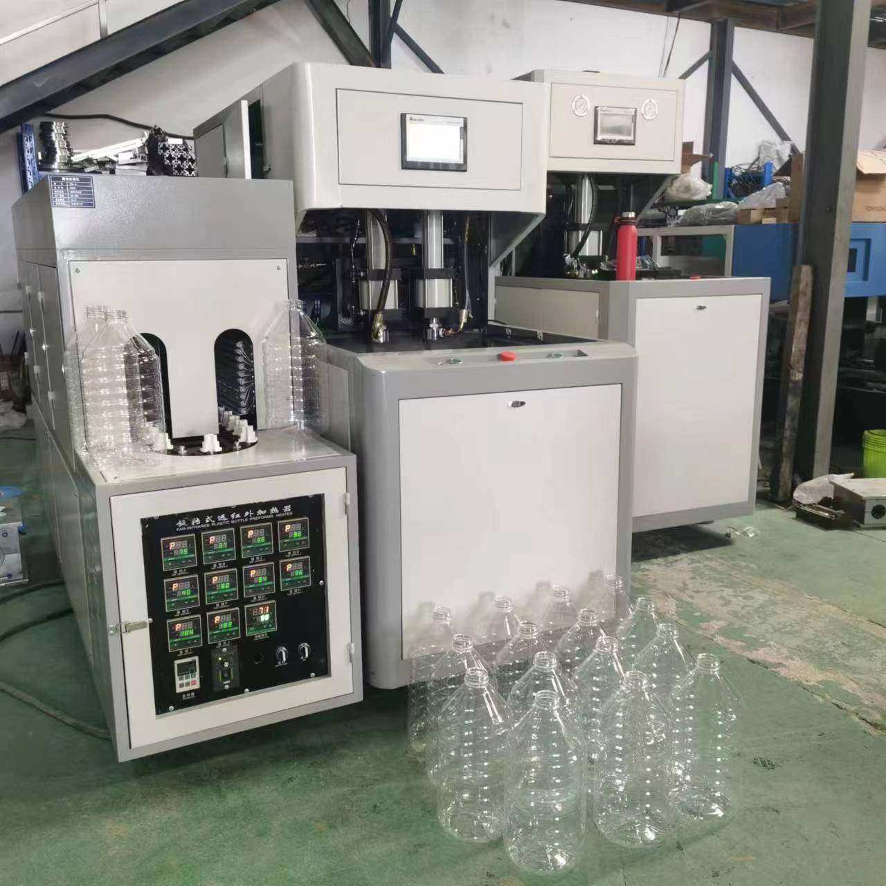 厂家生产销售PET半自动五升一出二油瓶水瓶塑料吹瓶机设备,五金/工具,吹塑机,淘宝优惠券,粉丝福利购,淘宝优惠卷