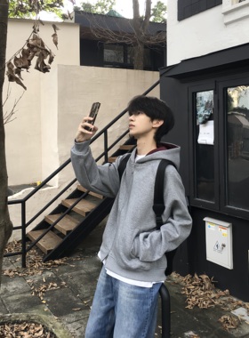 TEN EMPTY美式复古撞色双拉链连帽休闲卫衣开衫男女秋冬宽松外套