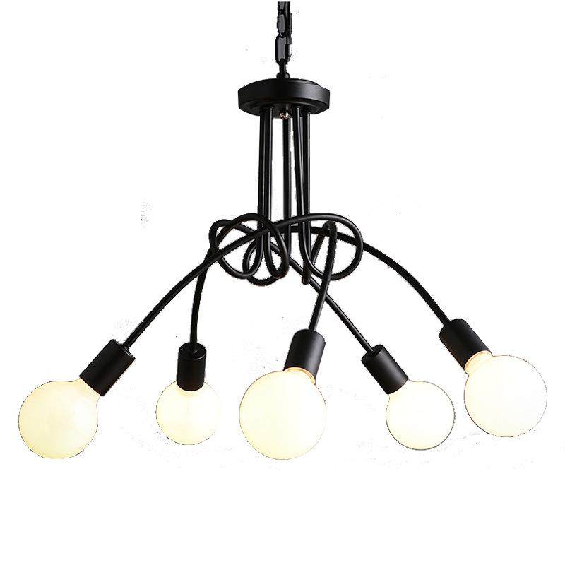 北欧服装店咖啡厅客厅卧室灯具美式乡村复古铁艺多头枝型吊灯,家装灯饰光源,智能吊灯,淘宝优惠券,粉丝福利购,淘宝优惠卷