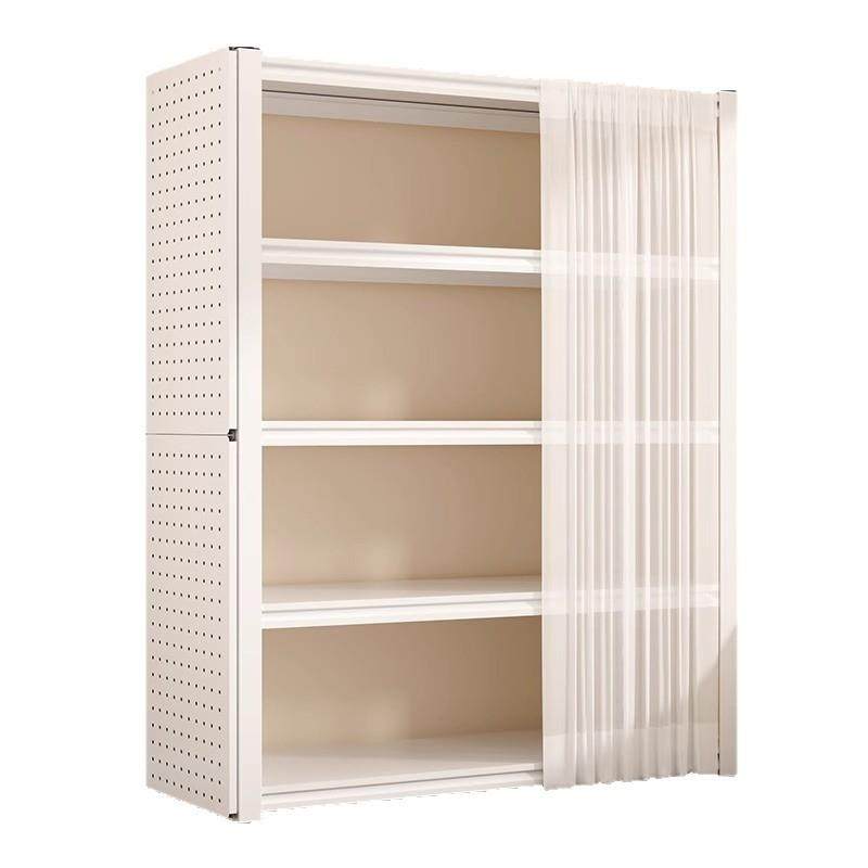 家用货架置物架多层落地阳台收纳架洞洞板书架一体靠墙储物铁架子,收纳整理,书桌收纳置物架,淘宝优惠券,粉丝福利购,淘宝优惠卷