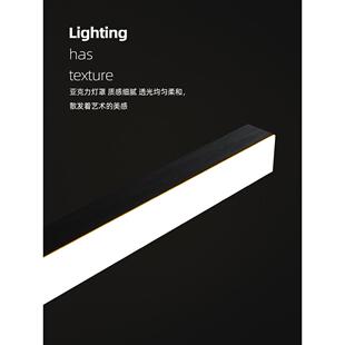 设计师餐厅吊灯2023新款现代简约餐桌灯意式极简家装吧台一字吊灯