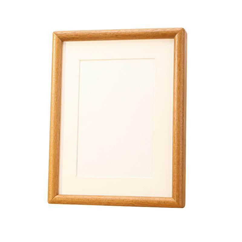 榫卯实木相框摆台长方形长条高级感6寸复古画框8寸正方形装裱空框,家居饰品,DIY亲子装饰画,淘宝优惠券,粉丝福利购,淘宝优惠卷