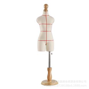 服装设计教学小人台立裁专用人台mini模特二三四分之一可插针小型