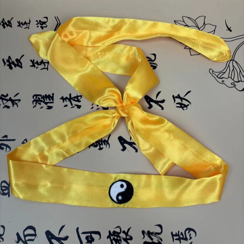 速发道士用品一字巾道士头饰太极巾福巾系头发武当庄子巾太极逍遥