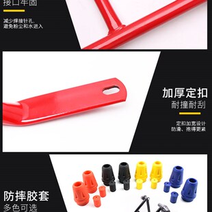 速发适用于贝纳利小黄龙蓝BJ00特技B02S保险杠防摔前护杠改装