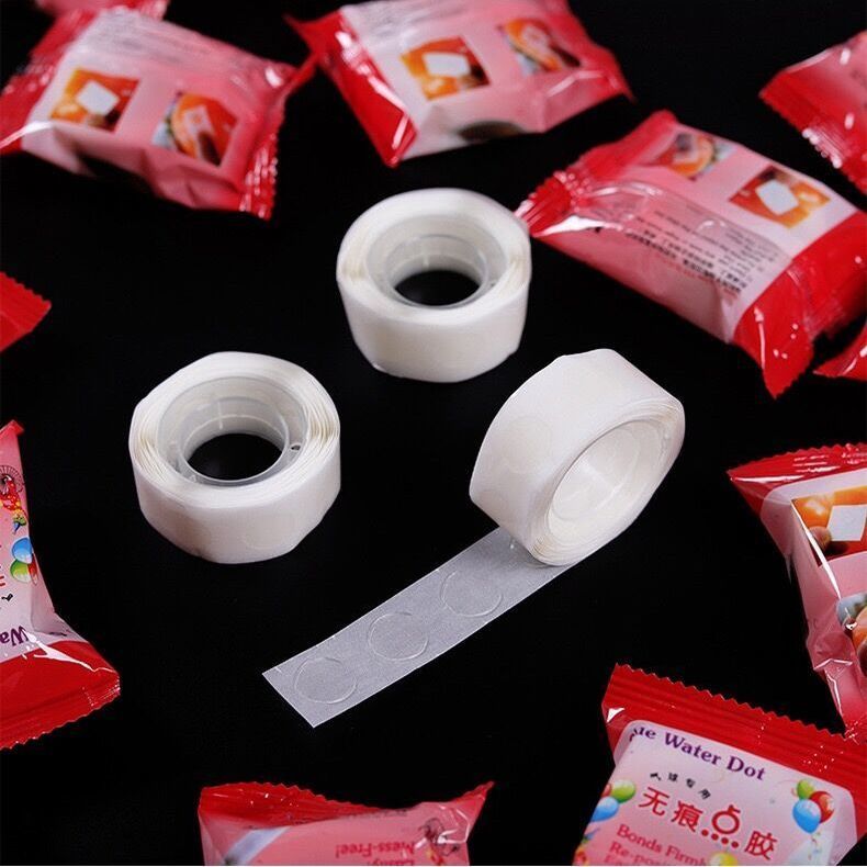 速发饰球胶点粘贴装气用品布置配件场景浪漫房间双面胶气球点胶粒