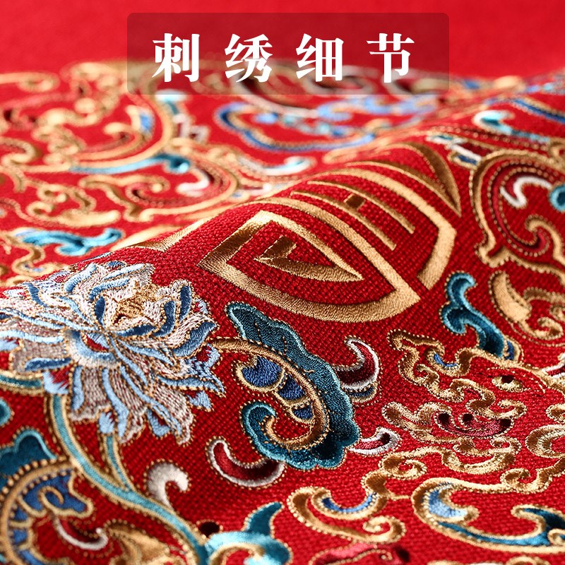 速发红色坐垫结婚喜庆中式沙发垫红木家具沙发坐垫罗汉床垫子座垫