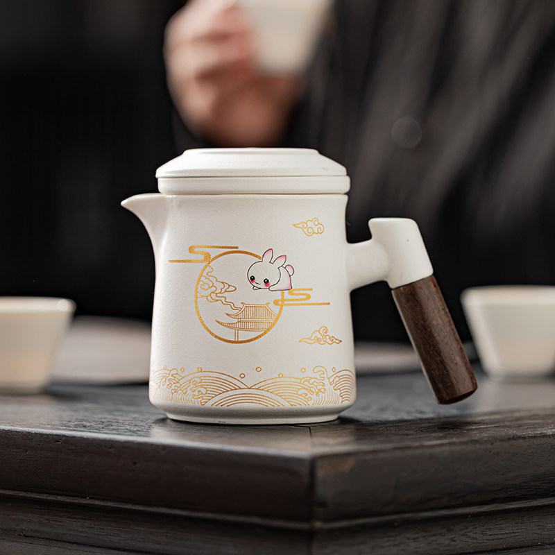 速发宫故文创国潮快客杯泡茶壶一壶四杯便茶包旅行携具节日送礼品