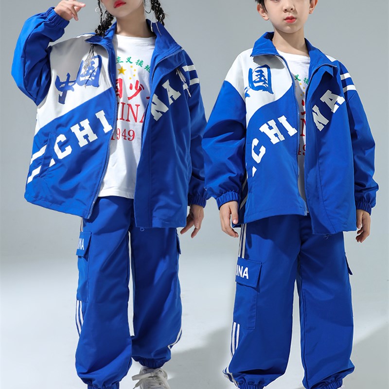 速发装儿演啦队啦出服拉拉队服幼合唱表演服小学生运动会开幕式班