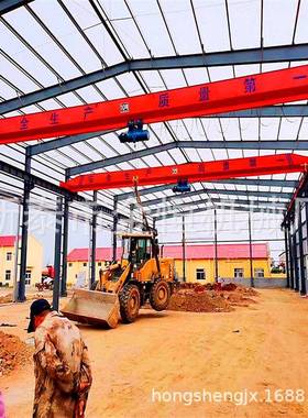 生产QD型电动双梁桥式起重机50吨吊钩起重机16吨双梁抓斗行车