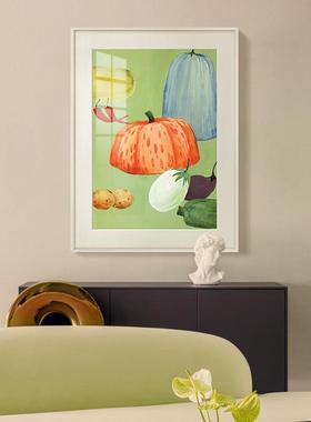 客厅餐厅挂画装饰画丰收图水果壁画摆台现代艺术画大气公寓家居画