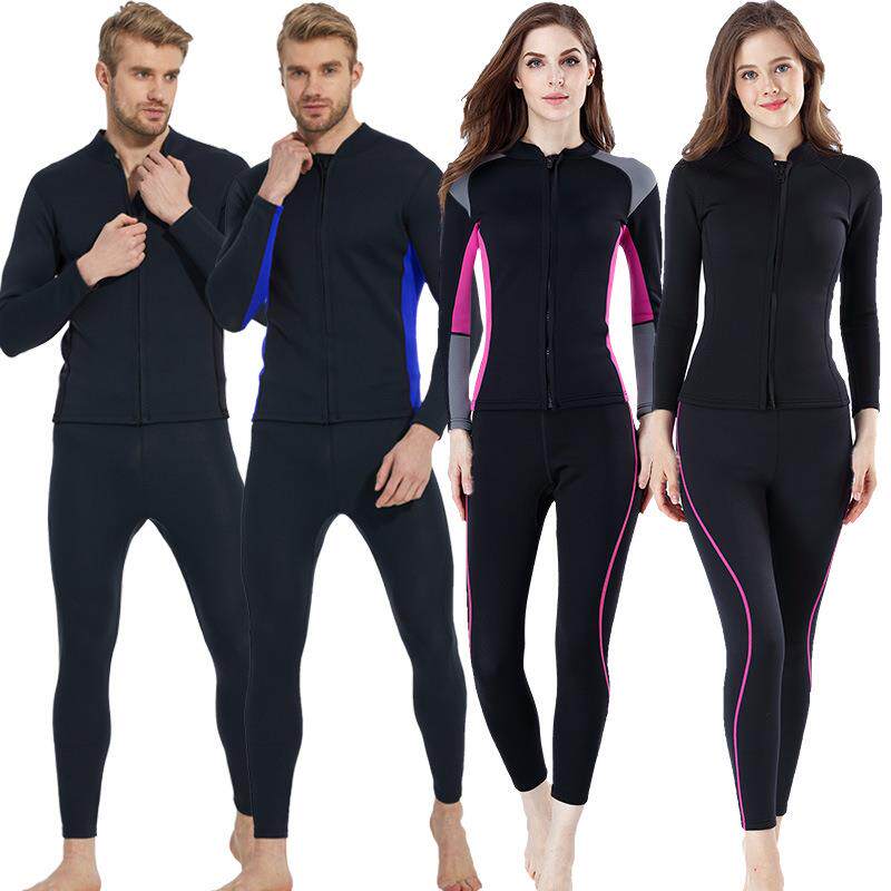 2mm潜水服分体潜水衣防寒保暖潜水裤男女冲浪裤氯丁橡胶