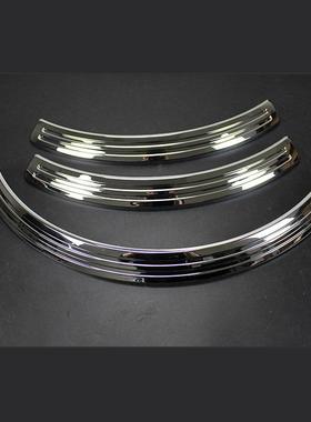 适用于10-18款普拉多霸道备胎贴后备胎罩贴纸装饰条亮条改装