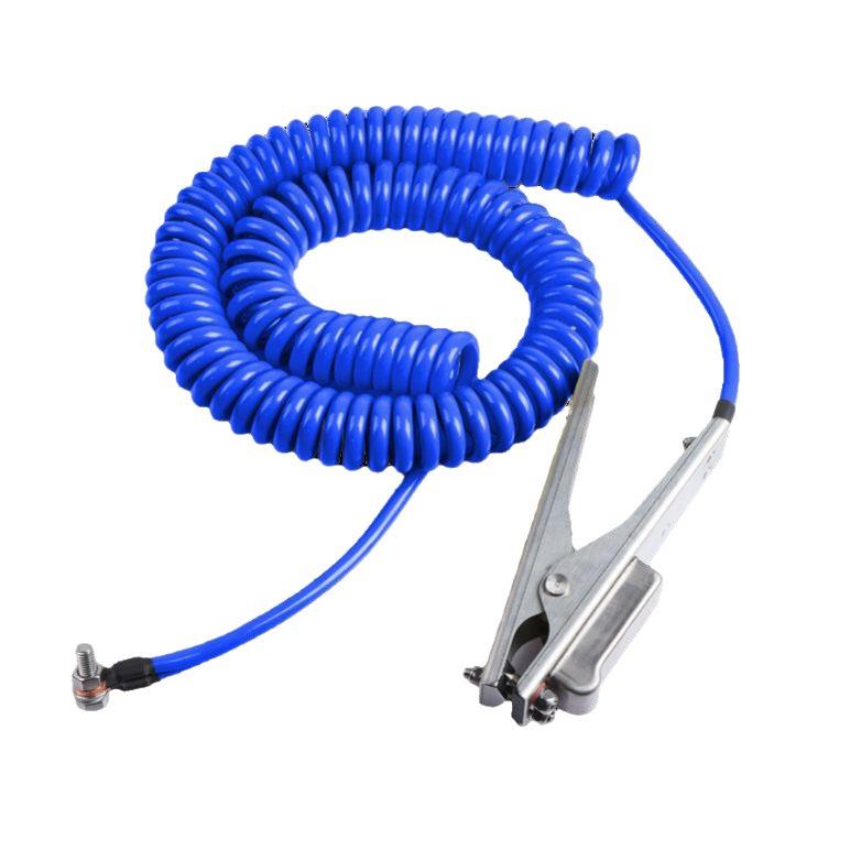 重型不锈钢静电夹KD-1201G、双头静电接地线钳