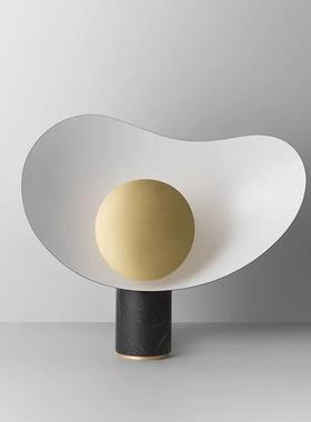 后现代北欧创意大理石台灯设计师样板房客厅卧室书房美式装饰台灯