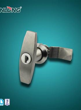 尚坤SK1-305不锈钢T型把手锁控制箱手柄锁自动化设备把手转舌锁