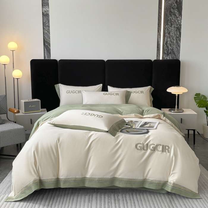 高档冬季A类100支纯棉磨毛四件套全棉加厚床单四件套双人床笠四件